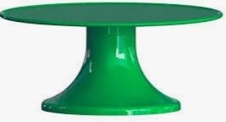 Boleira Cone Lisa 32 Cm Verde - Neide Locações pegue e Monte 