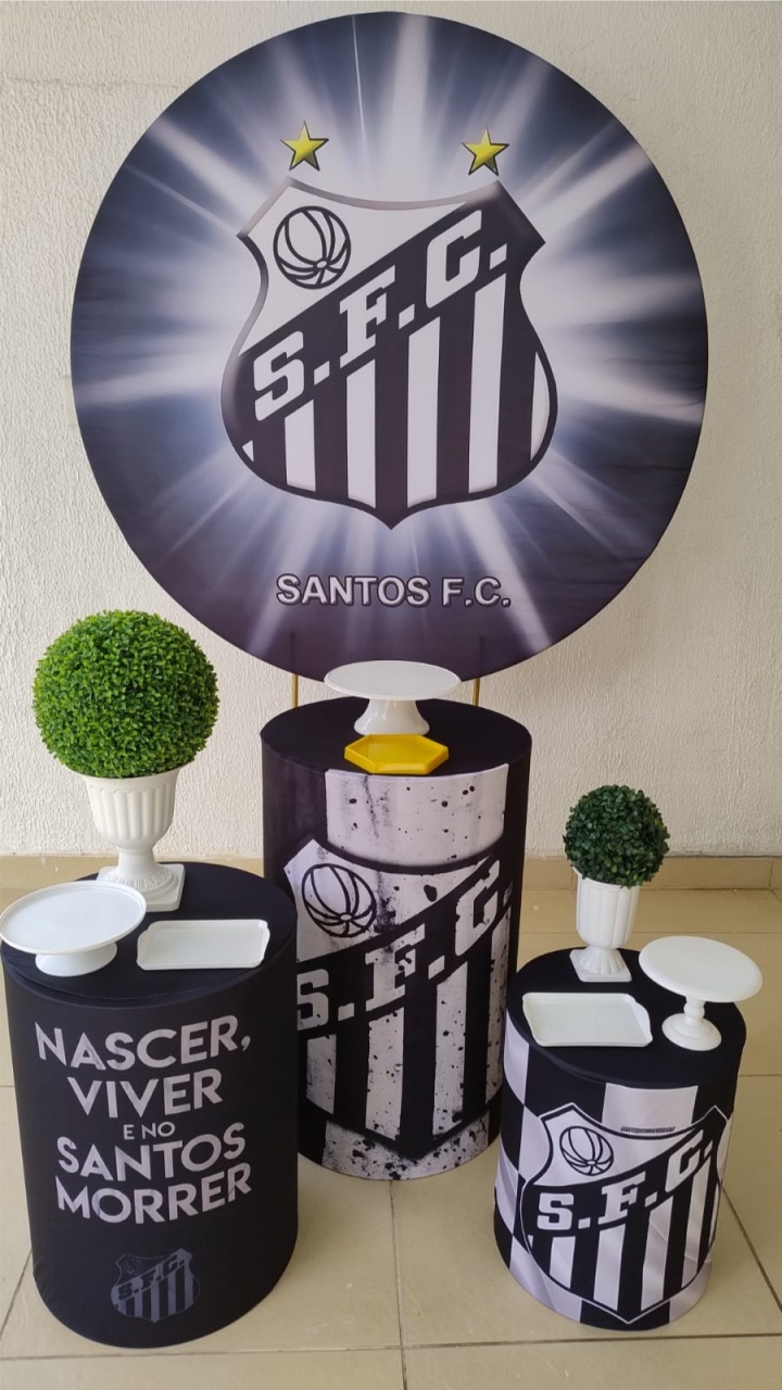 Kit Pegue E Monte Santos Futebol Clube - Tradicional - Neide Locações pegue e Monte 