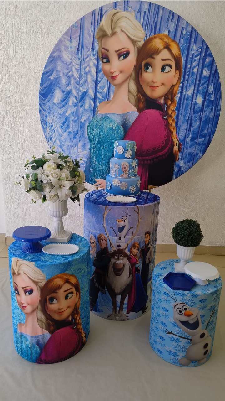 Kit Pegue E Monte Frozen - Tradicional - Neide Locações pegue e Monte 