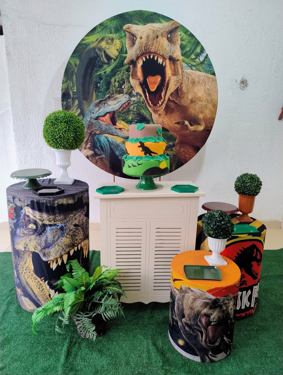 Kit Pegue E Monte Dinossauro Jurassic Park - Premium - Neide Locações pegue e Monte 