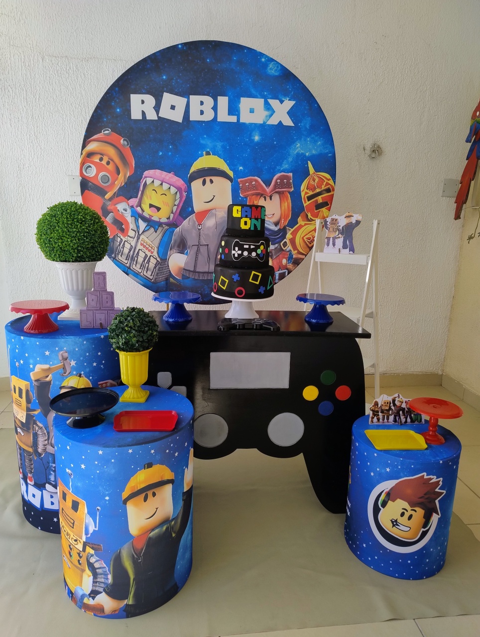Kit Pegue E Monte Roblox Com Escadinha -  Premium - Neide Locações pegue e Monte 