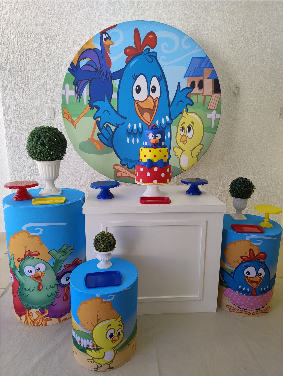 Kit Pegue E Monte Galinha Pintadinha - Premium - Neide Locações pegue e Monte 