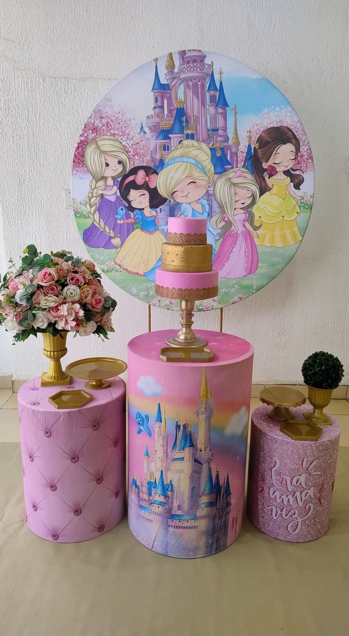 Kit Pegue E Monte - Princesas Cute / Baby (Clássico) - Neide Locações pegue e Monte 