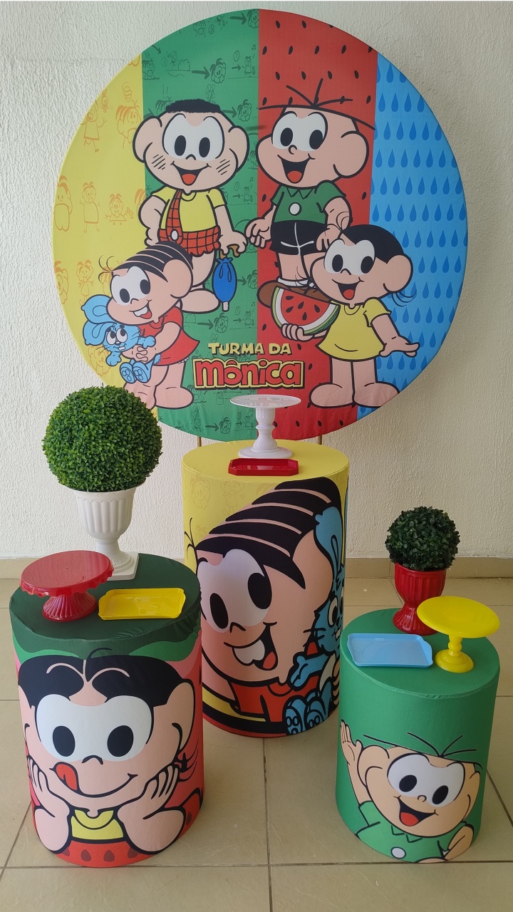 Kit Pegue E Monte Turma da Mônica - Tradicional - Neide Locações pegue e Monte 