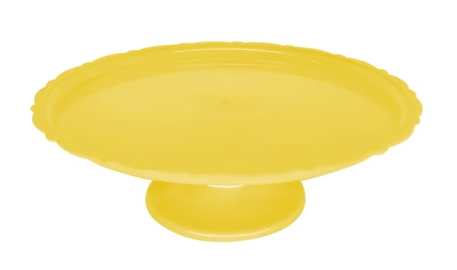Suporte de Doces Boleira Amarelo - Neide Locações pegue e Monte 