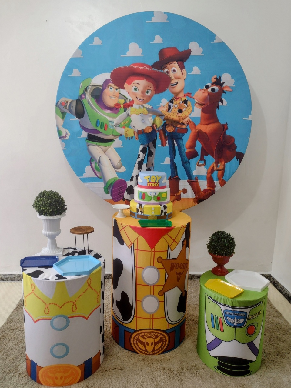Kit Pegue E Monte Toy Story - Clássico  - Neide Locações pegue e Monte 