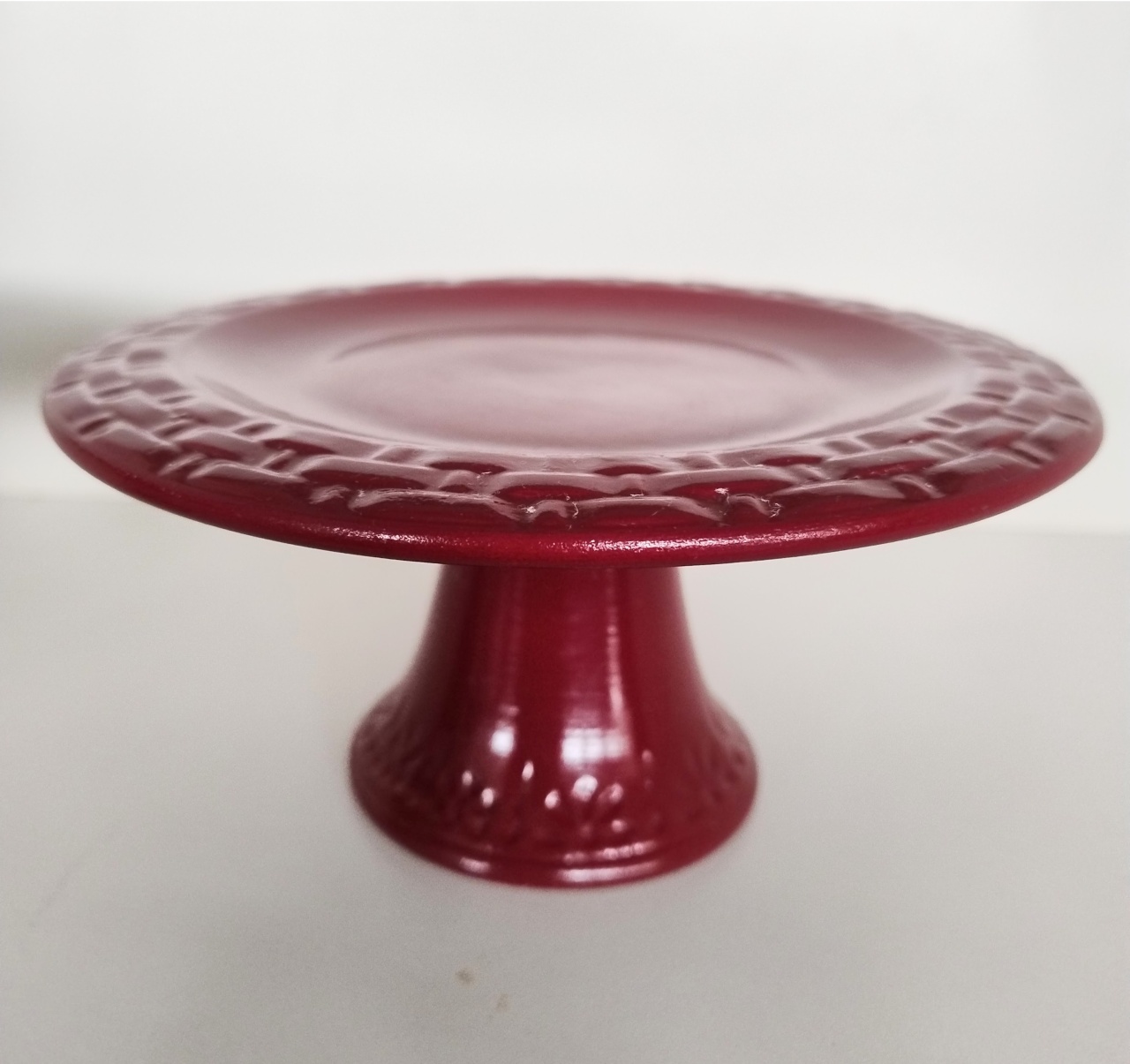 Suporte de Doces Marsala Borda Desenhada - Neide Locações pegue e Monte 