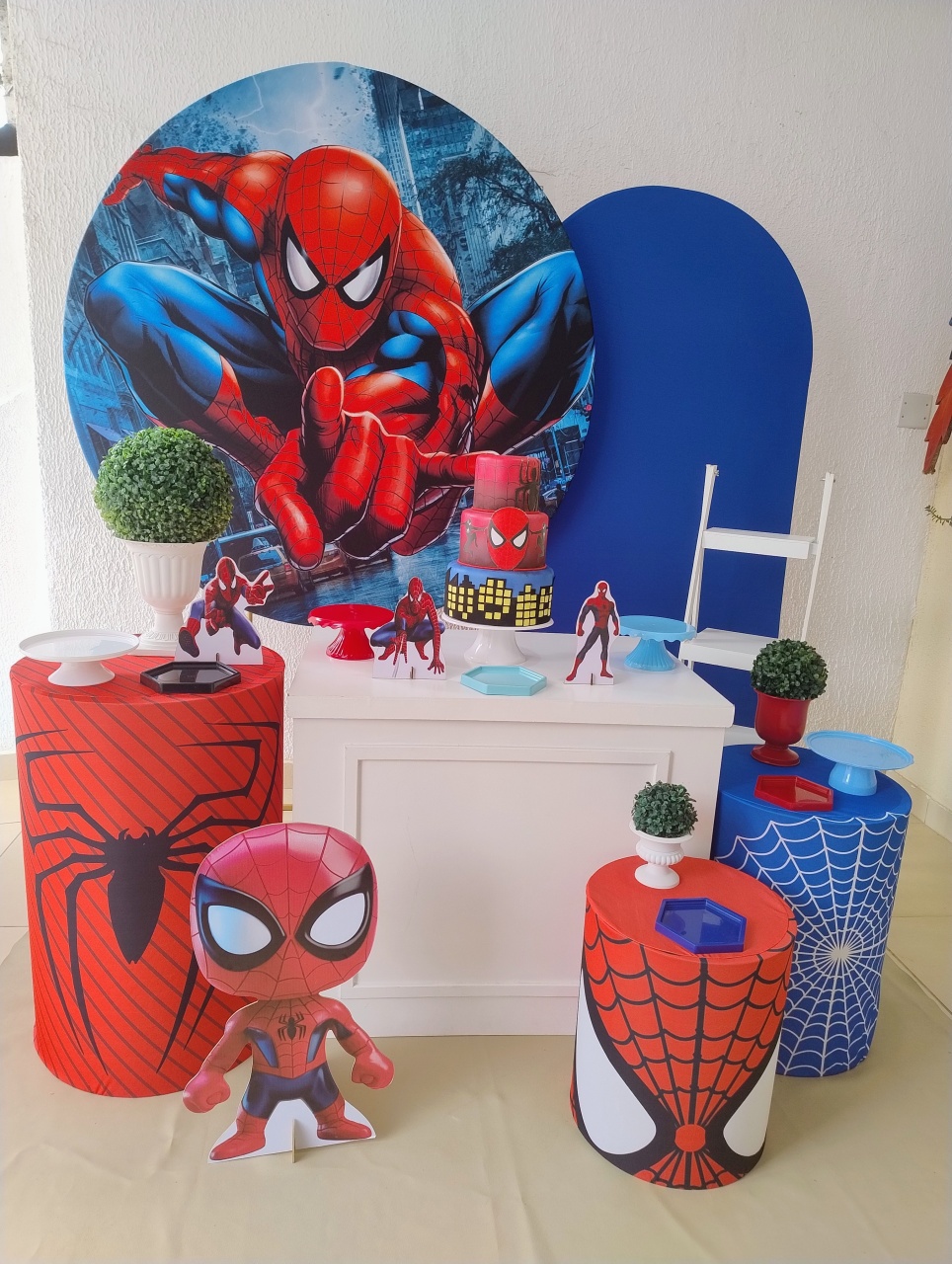 Kit Pegue E Monte Homem Aranha - Luxo - Neide Locações pegue e Monte 