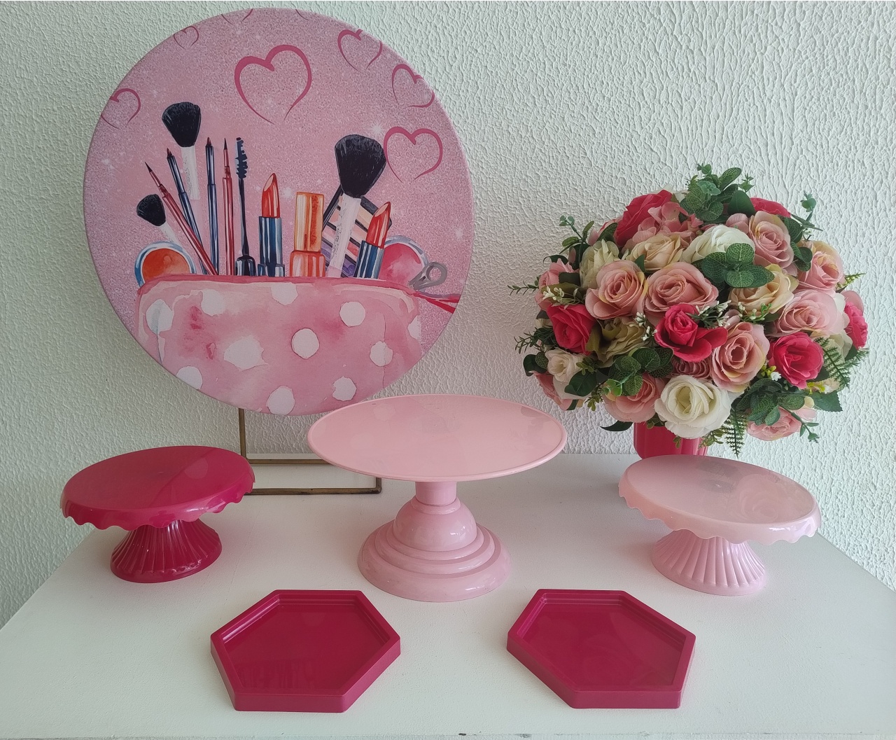 Mini Kit - Festa Na Mesa - Maquiagem - Neide Locações pegue e Monte 
