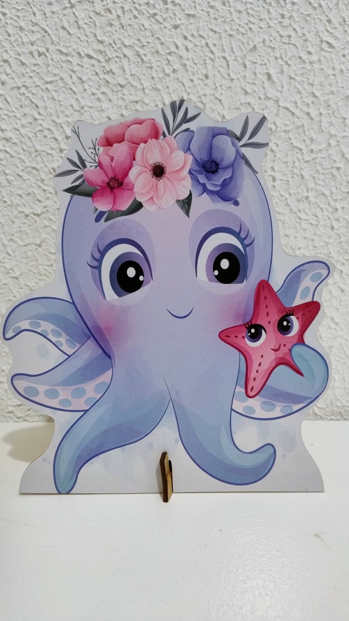 Displays de Mesa Animais Marinhos - Neide Locações pegue e Monte 