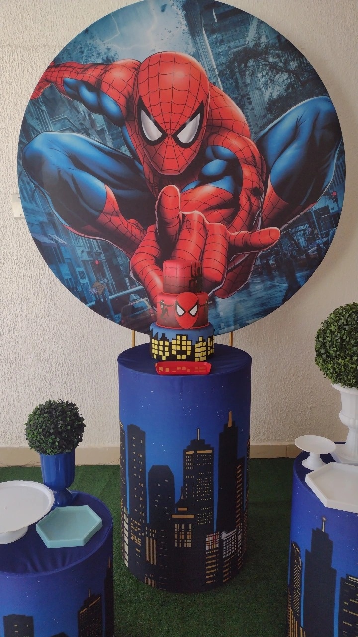 Kit Pegue E Monte Homem Aranha Spider - Clássico - Neide Locações pegue e Monte 