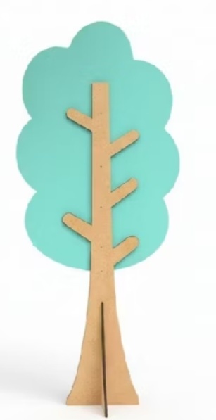 Árvore Mdf Decorativa Cenário - Neide Locações pegue e Monte 