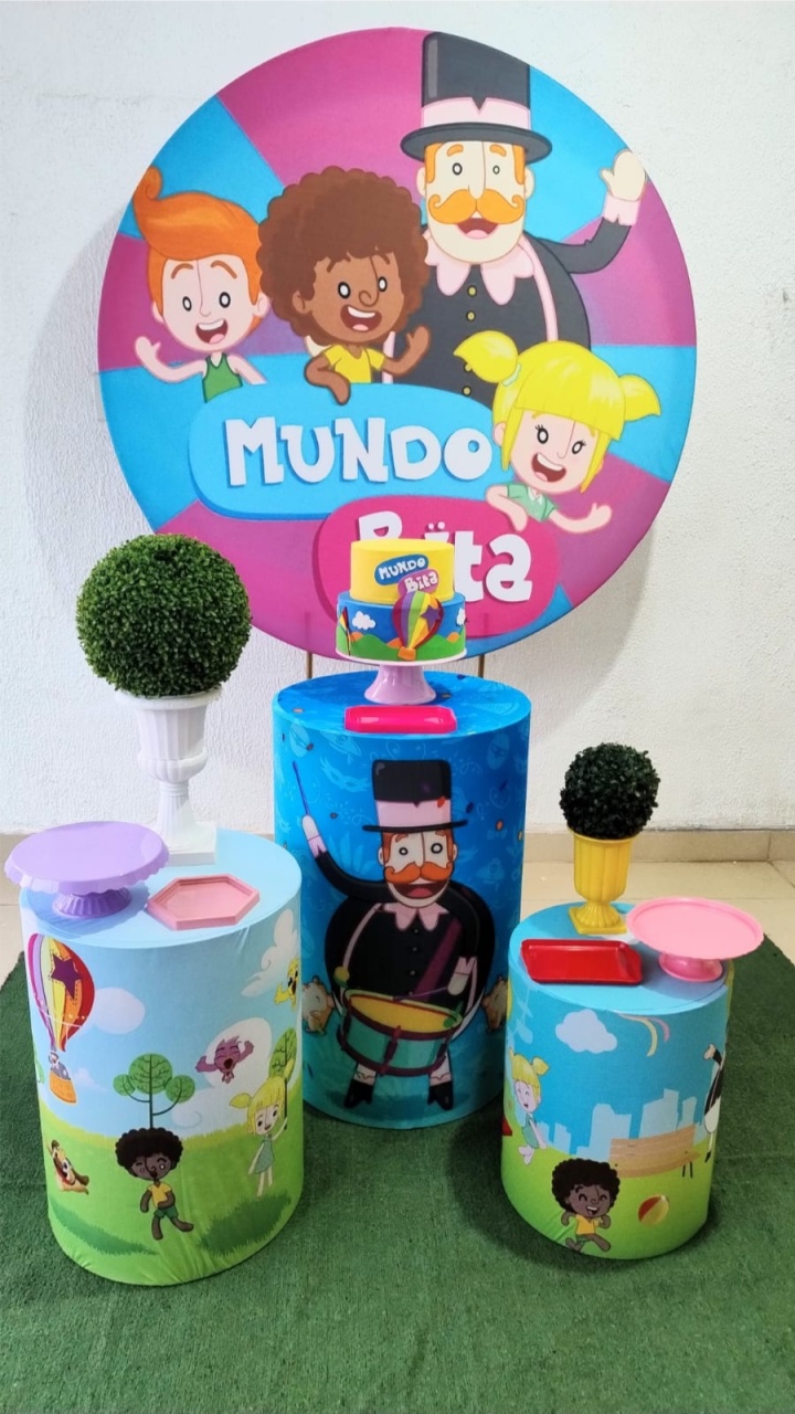 Kit Pegue E Monte Mundo Bita Menina - Clássico - Neide Locações pegue e Monte 