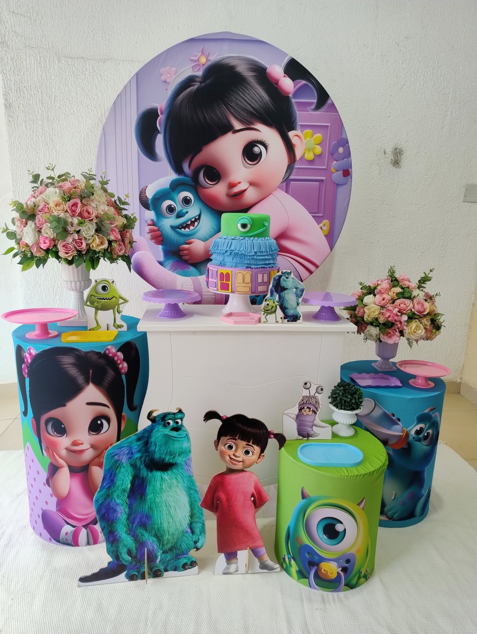 Kit Pegue E Monte Monstros S A Cute Baby Com Display - Premium  - Neide Locações pegue e Monte 