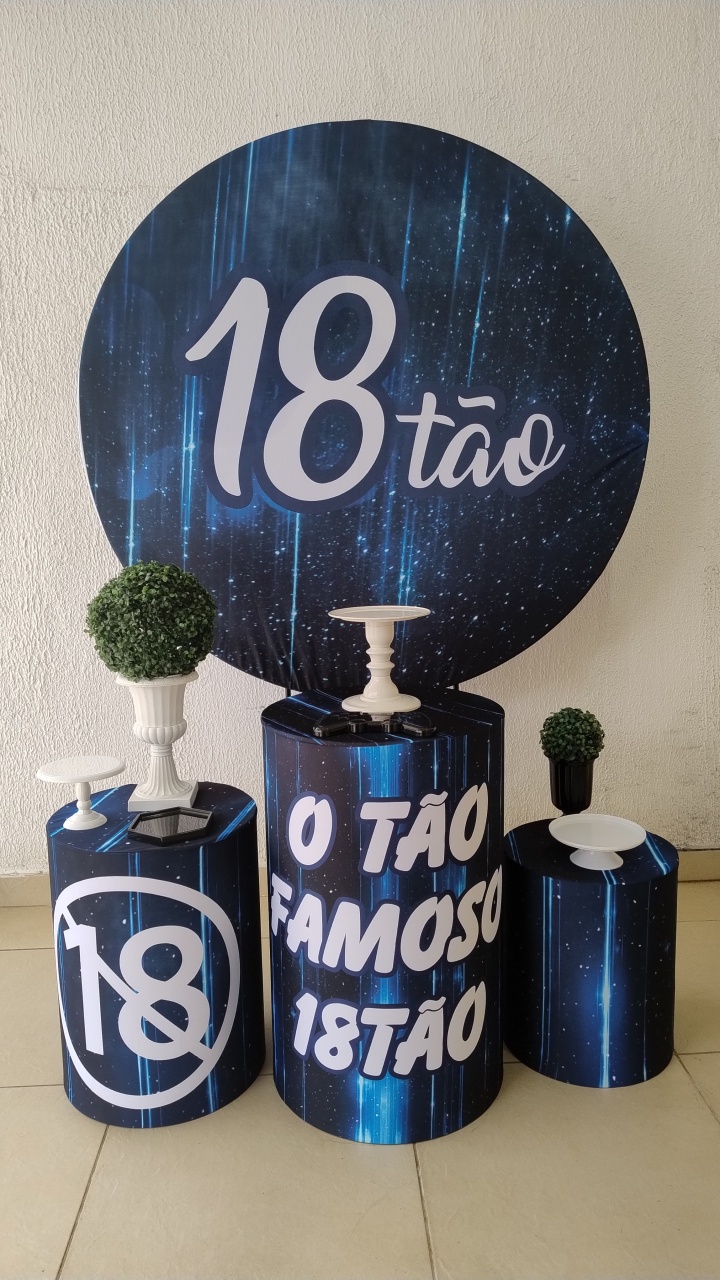 Kit Pegue E Monte Masculino Adulto Dezoitão 18 Anos - Tradicional - Neide Locações pegue e Monte 