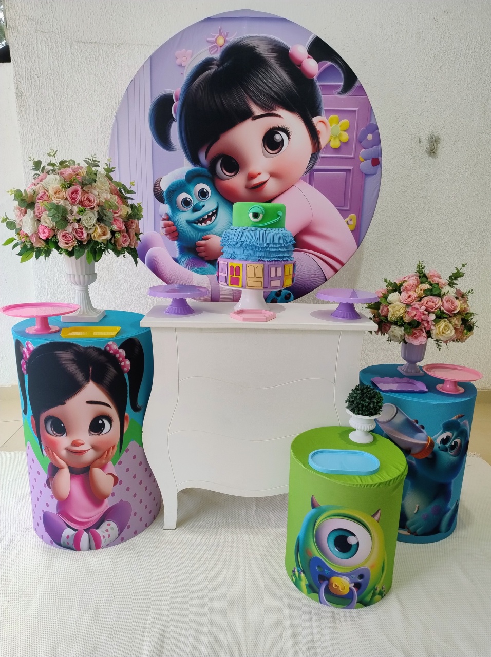 Kit Pegue E Monte Monstros S A Cute Baby - Premium - Neide Locações pegue e Monte 