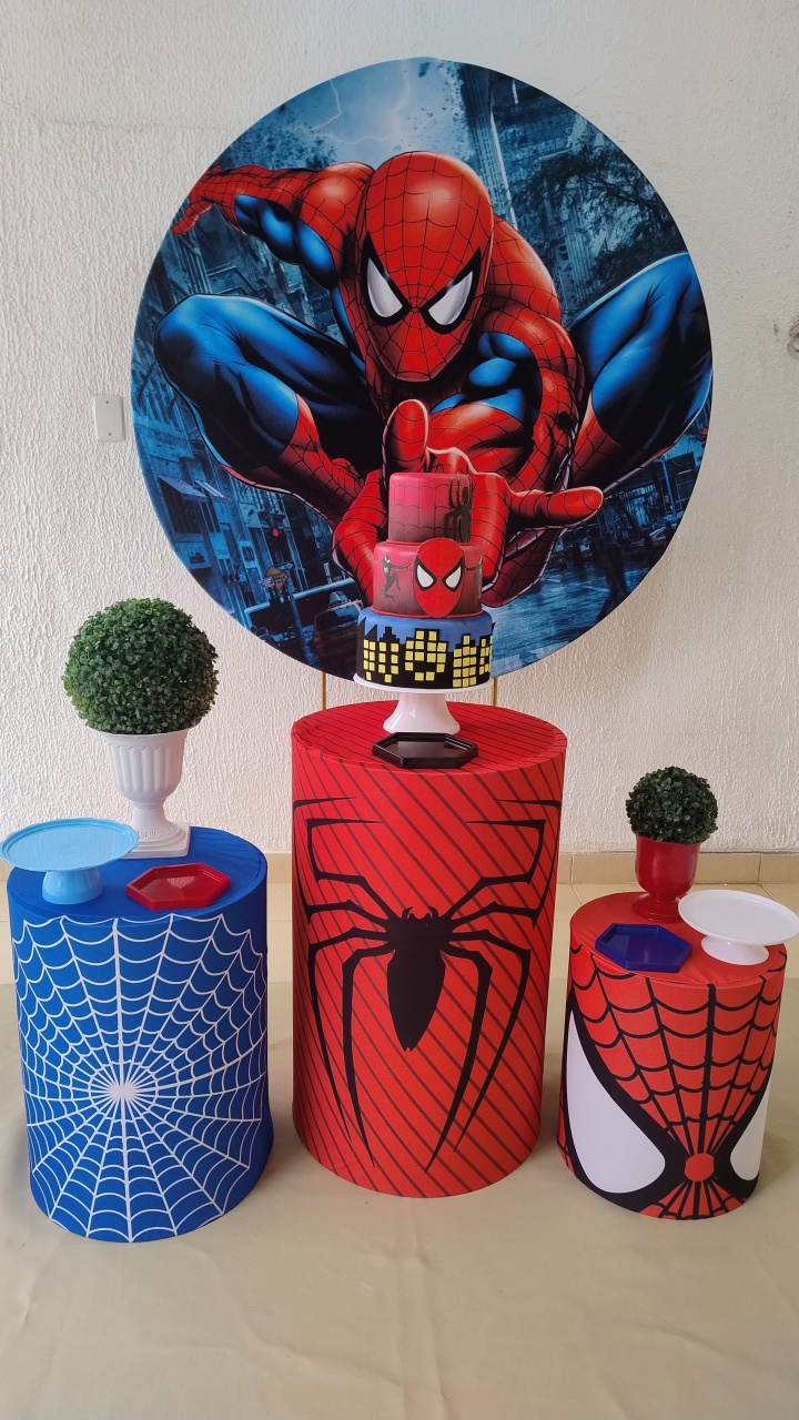 Kit Pegue E Monte Homem Aranha - Clássico - Neide Locações pegue e Monte 