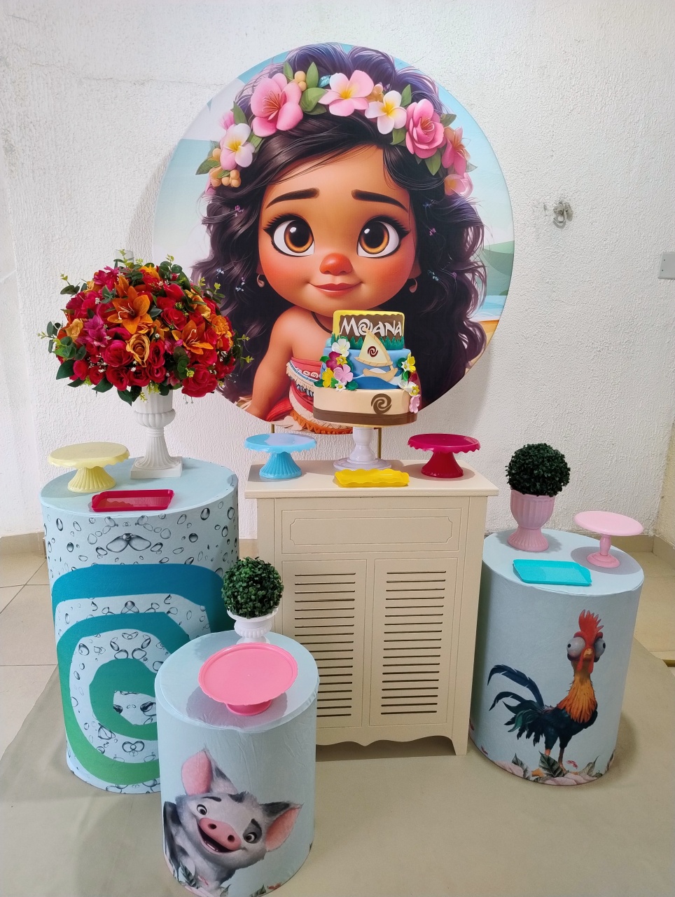 Kit Pegue E Monte Moana Cute Baby - Premium - Neide Locações pegue e Monte 