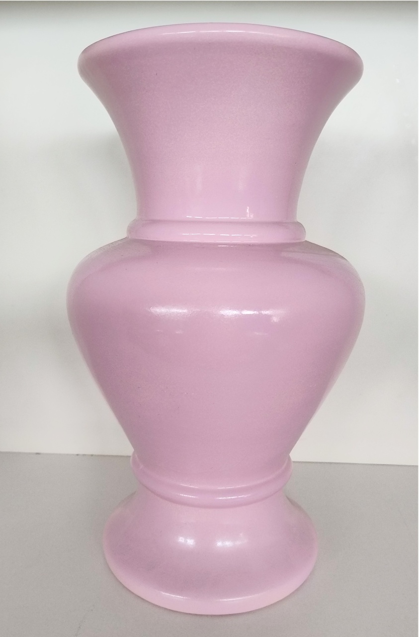 Vaso Largo Pequeno Rosa - Neide Locações pegue e Monte 
