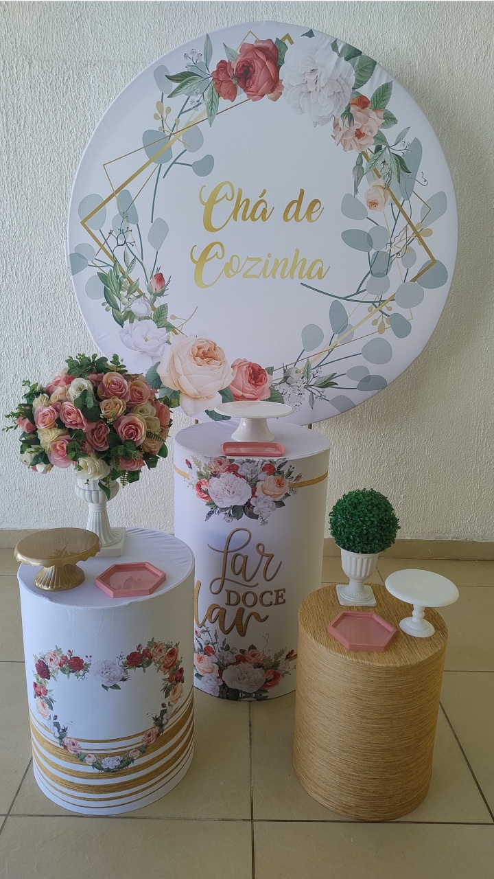 Kit Pegue E Monte Chá de Cozinha - Tradicional - Neide Locações pegue e Monte 