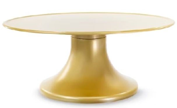 Boleira Cone Lisa 32 Cm Dourado - Neide Locações pegue e Monte 