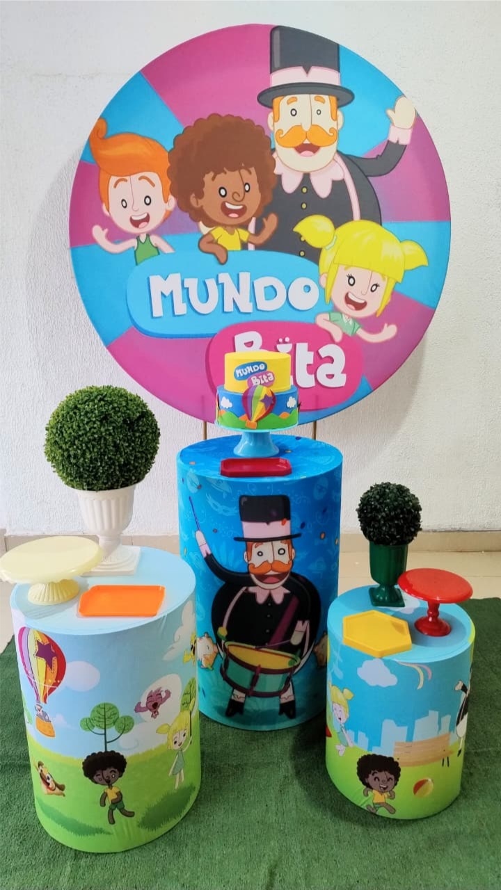 Kit Pegue E Monte Mundo Bita Menino - Clássico - Neide Locações pegue e Monte 