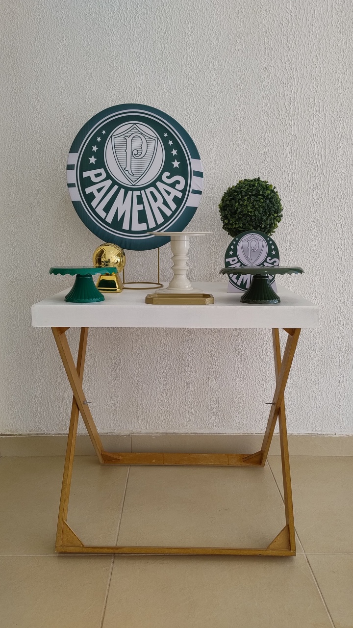Mini Kit - Festa Na Mesa - Palmeiras - Neide Locações pegue e Monte 