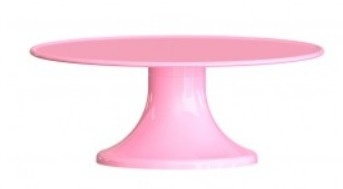 Boleira Cone Lisa 32 Cm Rosa - Neide Locações pegue e Monte 