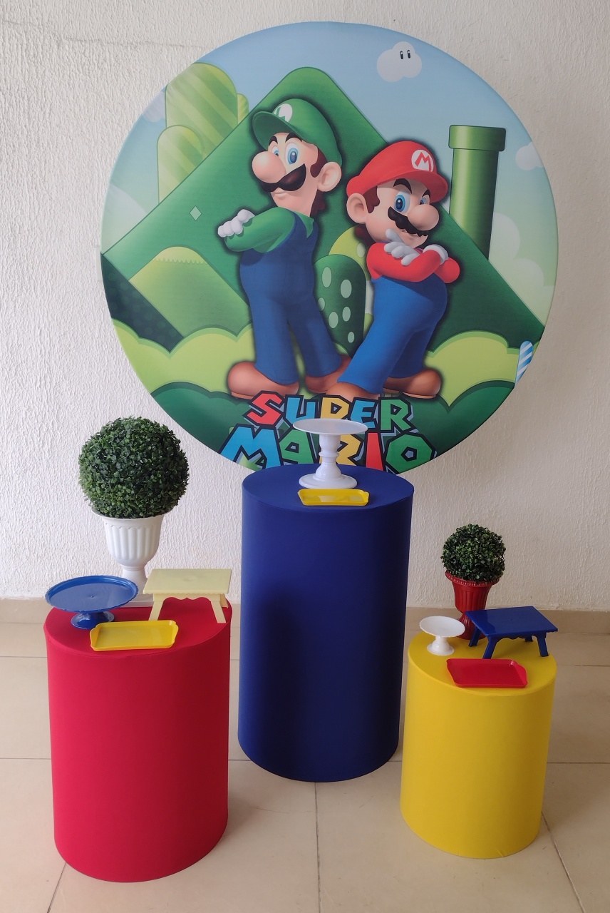Kit Pegue E Monte  Super Mário - Tradicional - Neide Locações pegue e Monte 