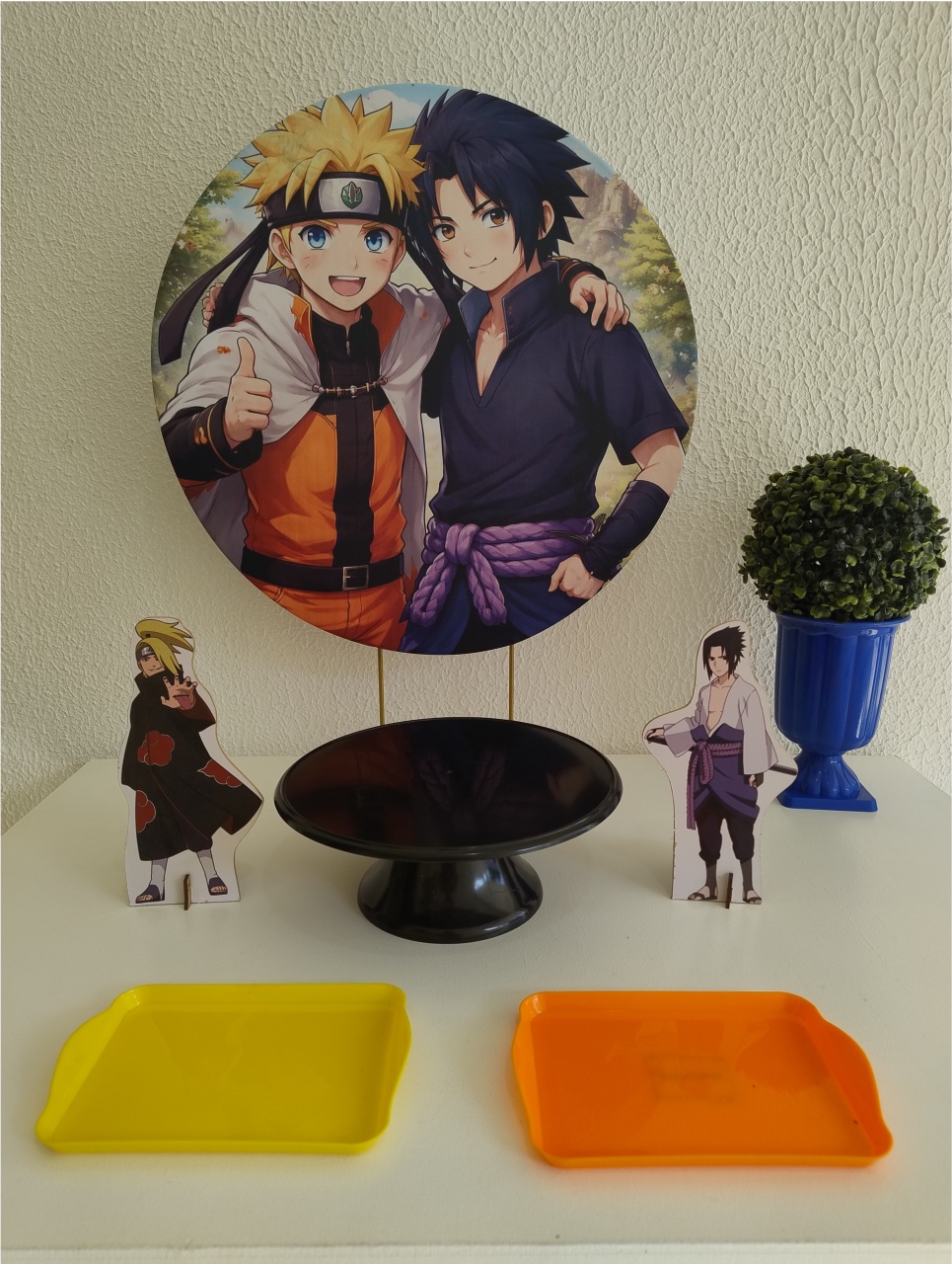 Mini Kit - Festa Na Mesa - Naruto - Neide Locações pegue e Monte 