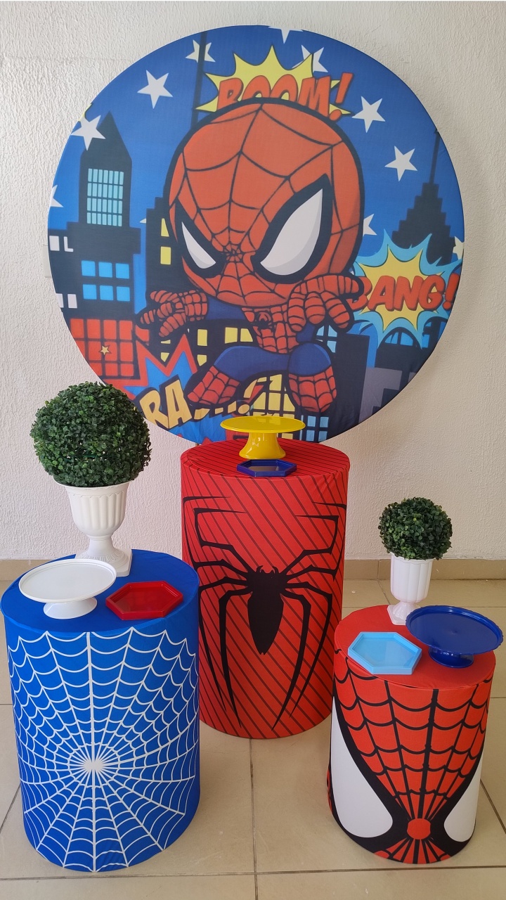 Kit Pegue E Monte Homem Aranha Spiderman Baby - Tradicional - Neide Locações pegue e Monte 