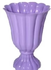 Vaso Longo Roxo  - Neide Locações pegue e Monte 