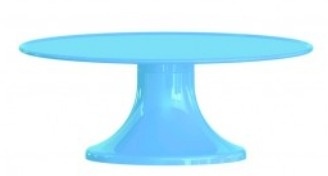 Boleira Cone Lisa 32 Cm Azul Claro - Neide Locações pegue e Monte 
