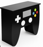 Mesa Pegue E Monte de Madeira Controle de Vídeo Game Desmontável - imagem 1