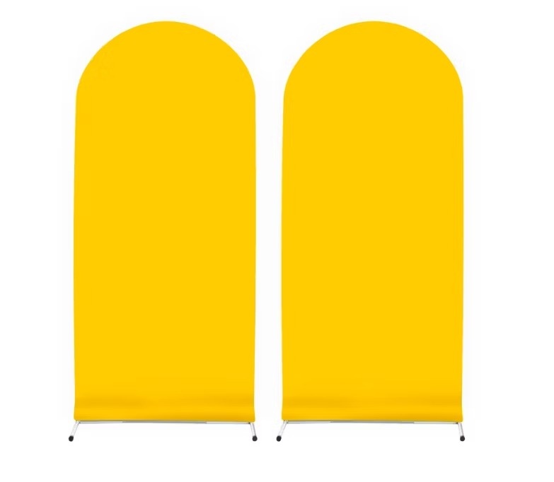 Capa Painel Romano Dupla Face Amarelo - Neide Locações pegue e Monte 