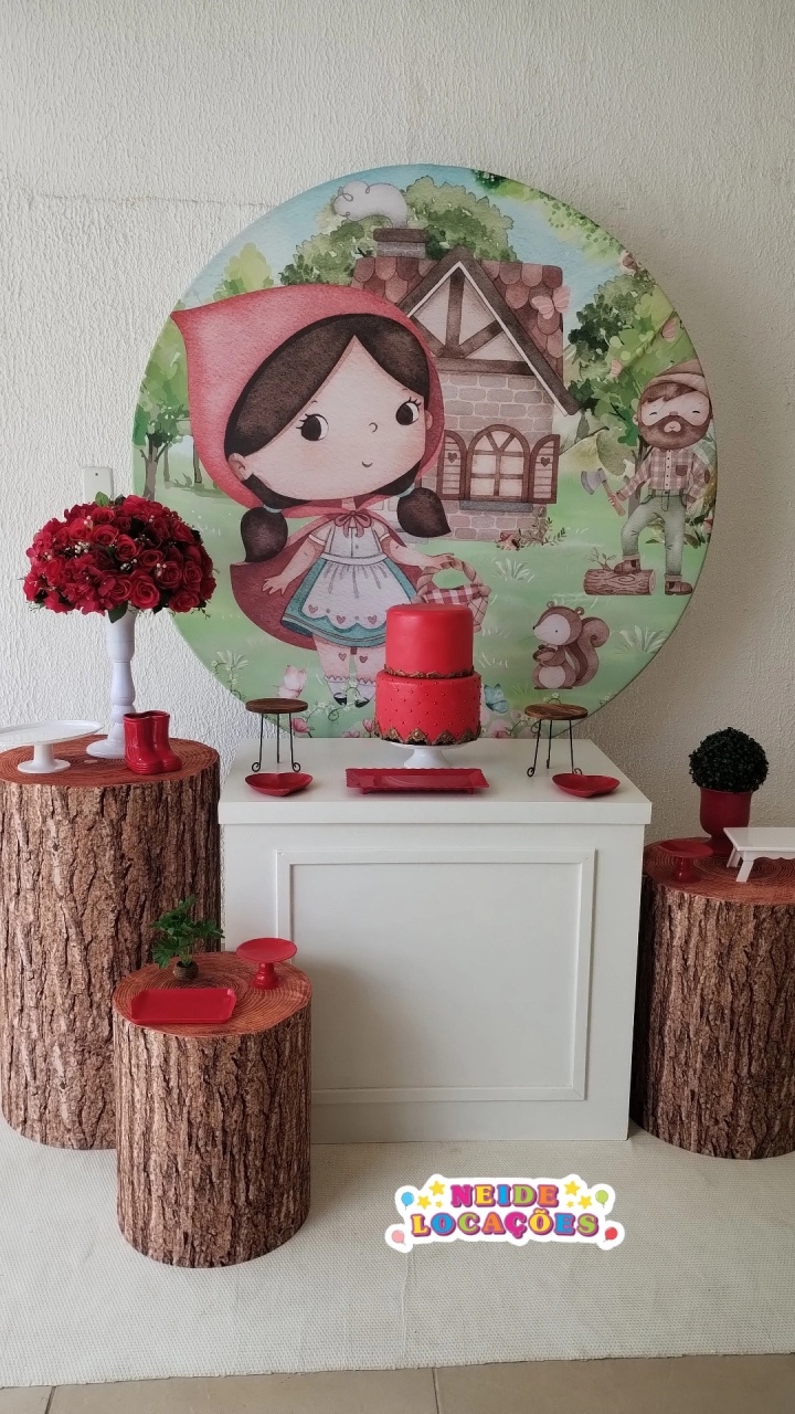 Kit Pegue E Monte - Chapéuzinho Vermelho (Premium) - Neide Locações pegue e Monte 
