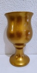 Vaso Médio Porcelana Cerâmica Dourado - imagem 1