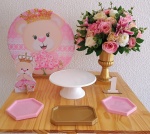 Mini Kit - Festa Na Mesa - Ursinha Rosa - imagem 2