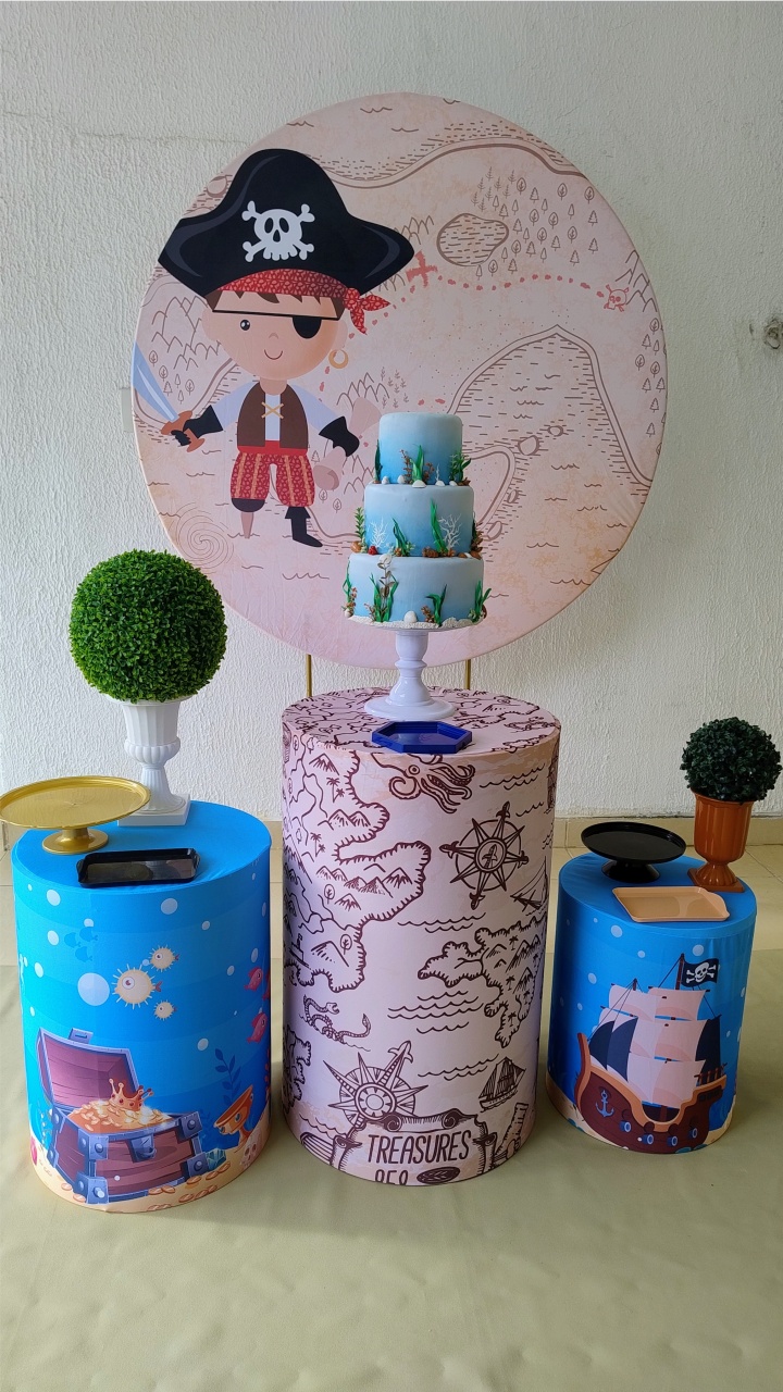 Kit Pegue E Monte Pirata - Clássico - Neide Locações pegue e Monte 