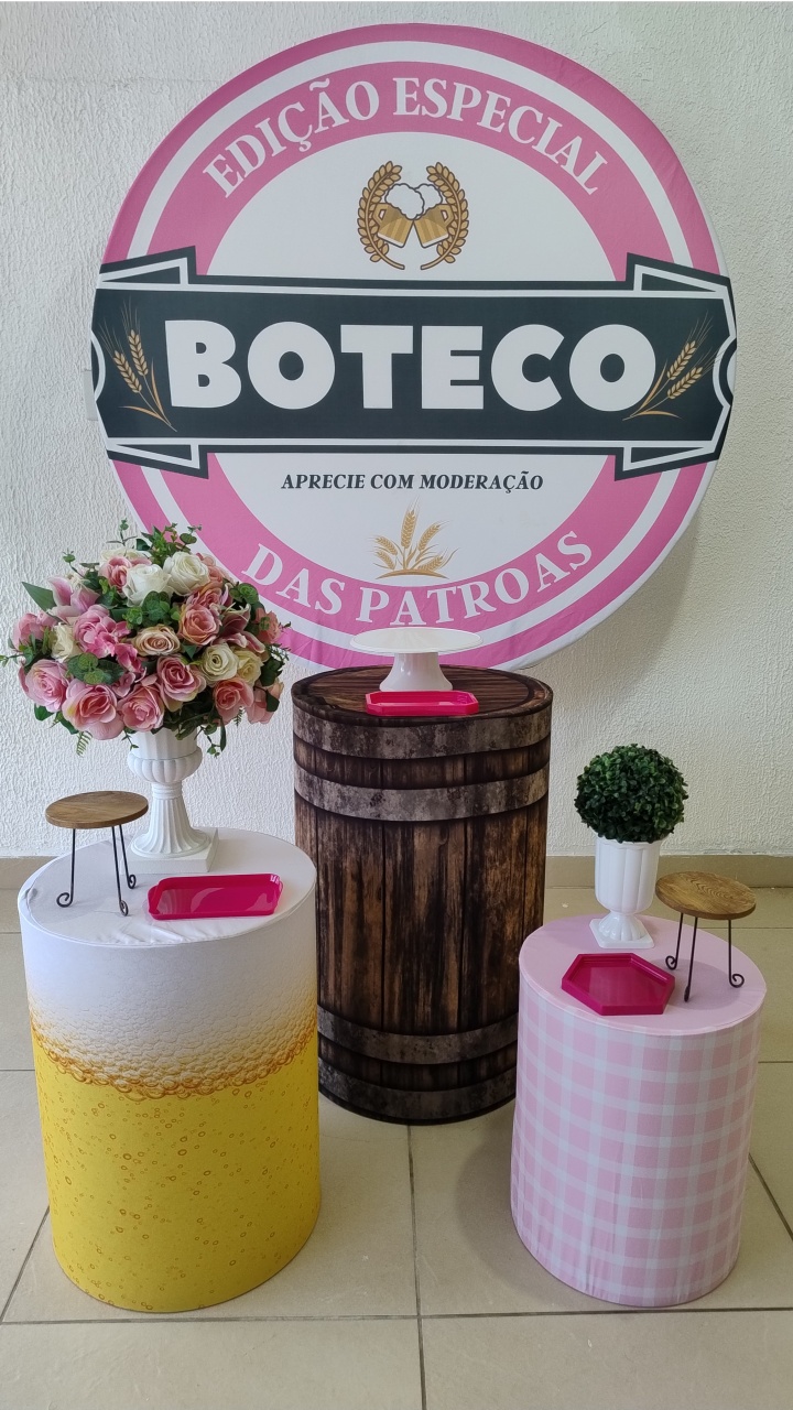 Kit Pegue E Monte Boteco das Patroas - Tradicional - Neide Locações pegue e Monte 