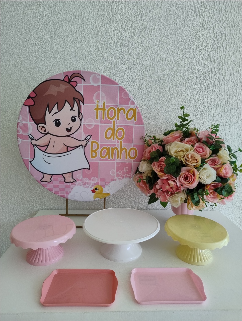 Mini Kit - Festa Na Mesa - Hora Do Banho - Neide Locações pegue e Monte 