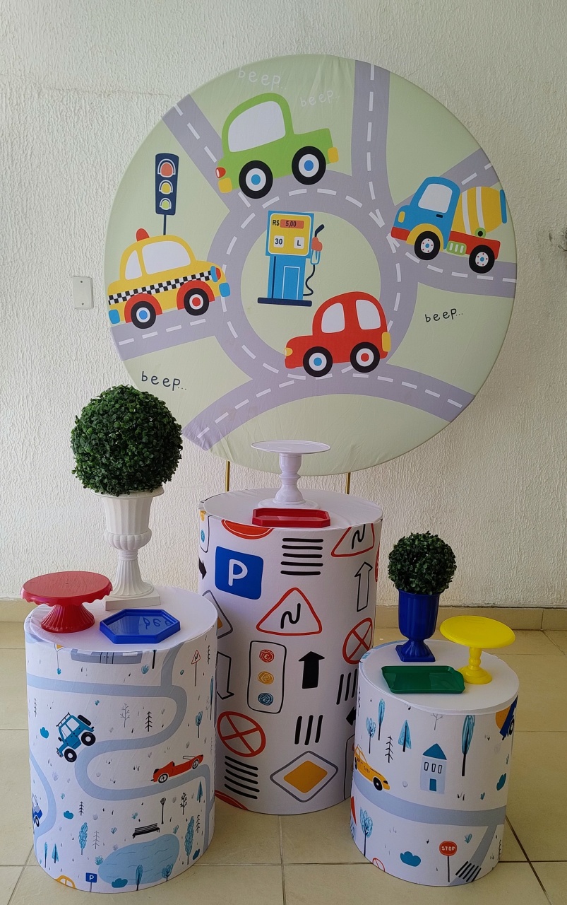 Kit Pegue E Monte Carros E Sinalização - Tradicional - Neide Locações pegue e Monte 