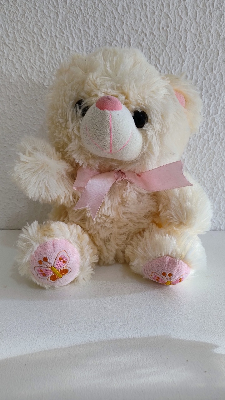 Urso (Detalhe de Borboleta No Pé) - Neide Locações pegue e Monte 