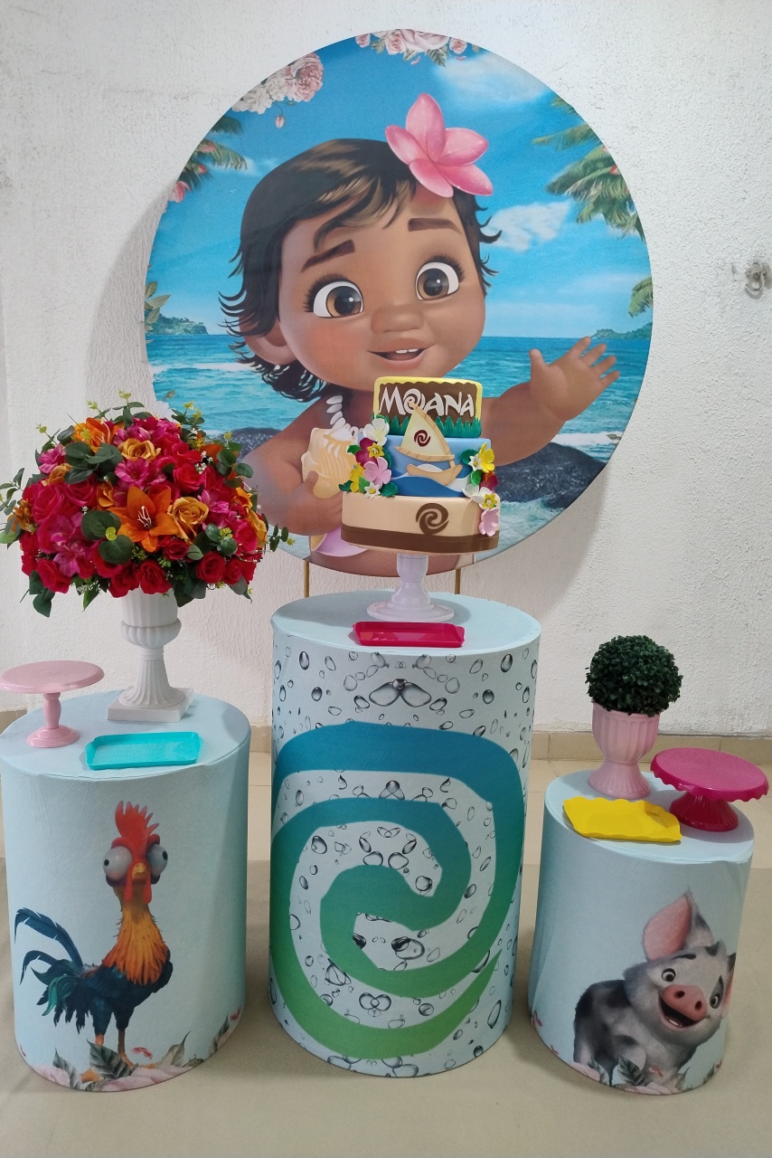 Kit Pegue E Monte Moana Cute Baby - Clássico - Neide Locações pegue e Monte 