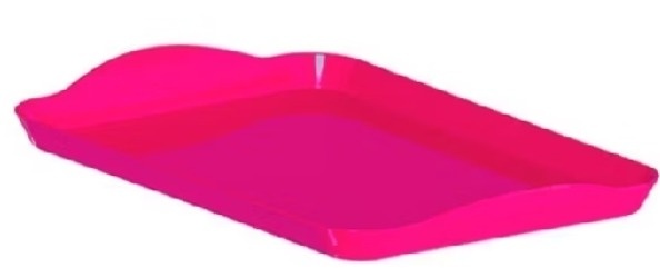 Bandeja Retangular Pink - Neide Locações pegue e Monte 