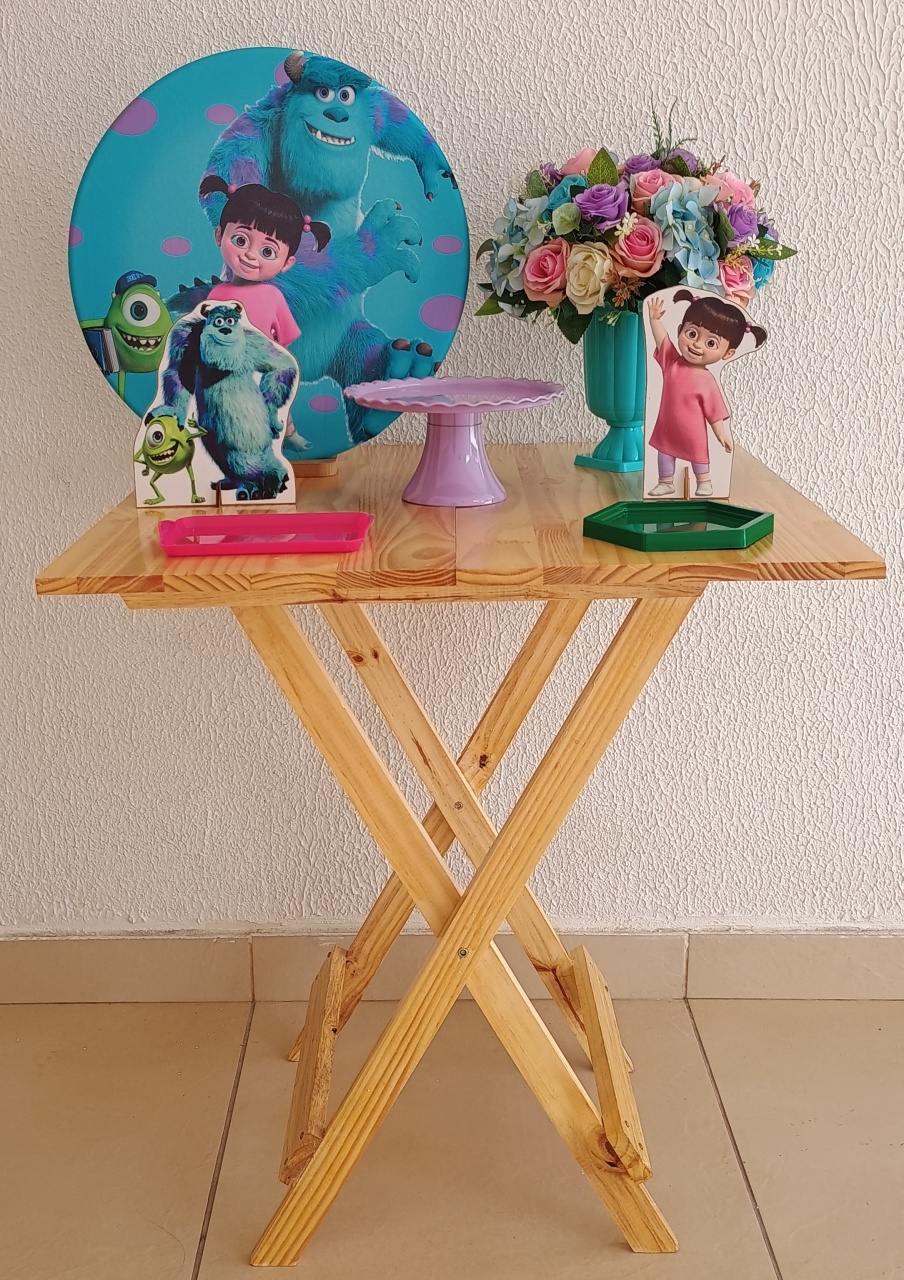 Mini Kit - Festa Na Mesa - Monstros S.a - Neide Locações pegue e Monte 