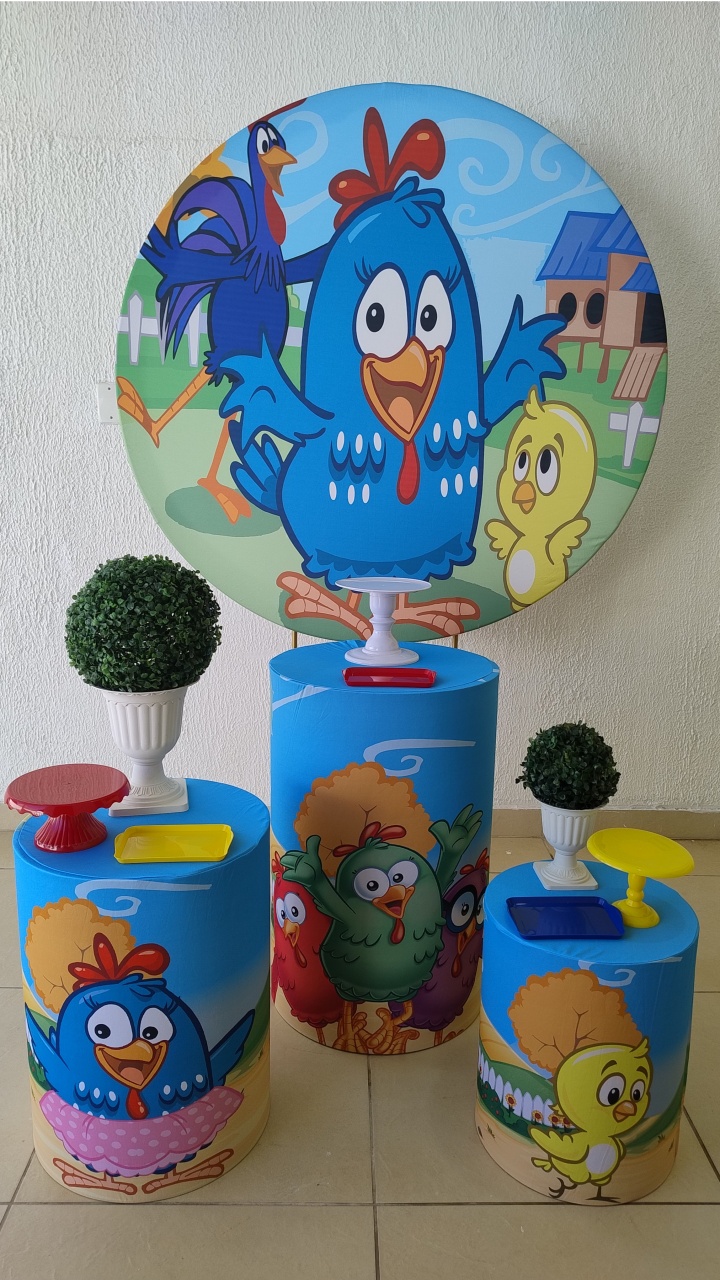 Kit Pegue E Monte Galinha Pintadinha - Tradicional - Neide Locações pegue e Monte 