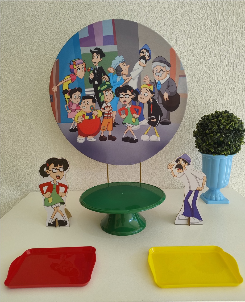 Mini Kit - Festa Na Mesa - Turma Do Chaves - Neide Locações pegue e Monte 