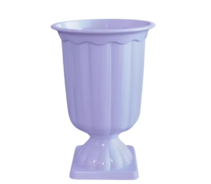 Vaso Romano de Plástico Lilás - Neide Locações pegue e Monte 