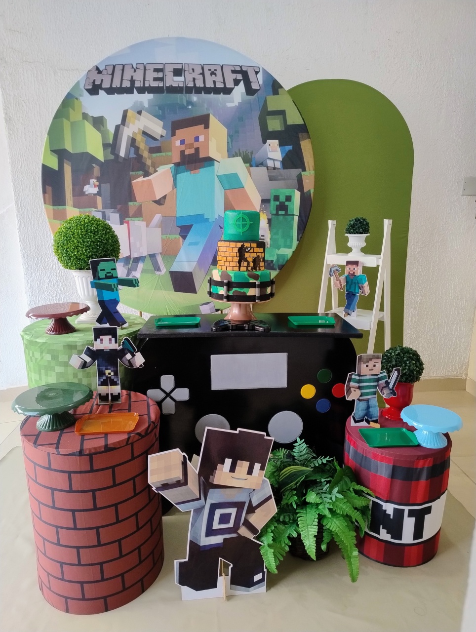 Kit Pegue E Monte Minecraft (Luxo) - Neide Locações pegue e Monte 